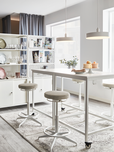 TROLLBERGET active sit/stand support Grann beige - IKEA