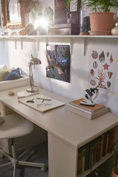 【新品未使用】ikea HAUGA デスク HAUGA desk beige - IKEA