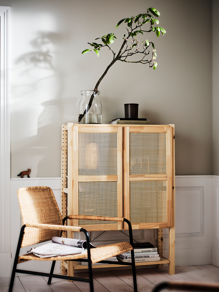 HOLMSTA armchair handmade beige - IKEA