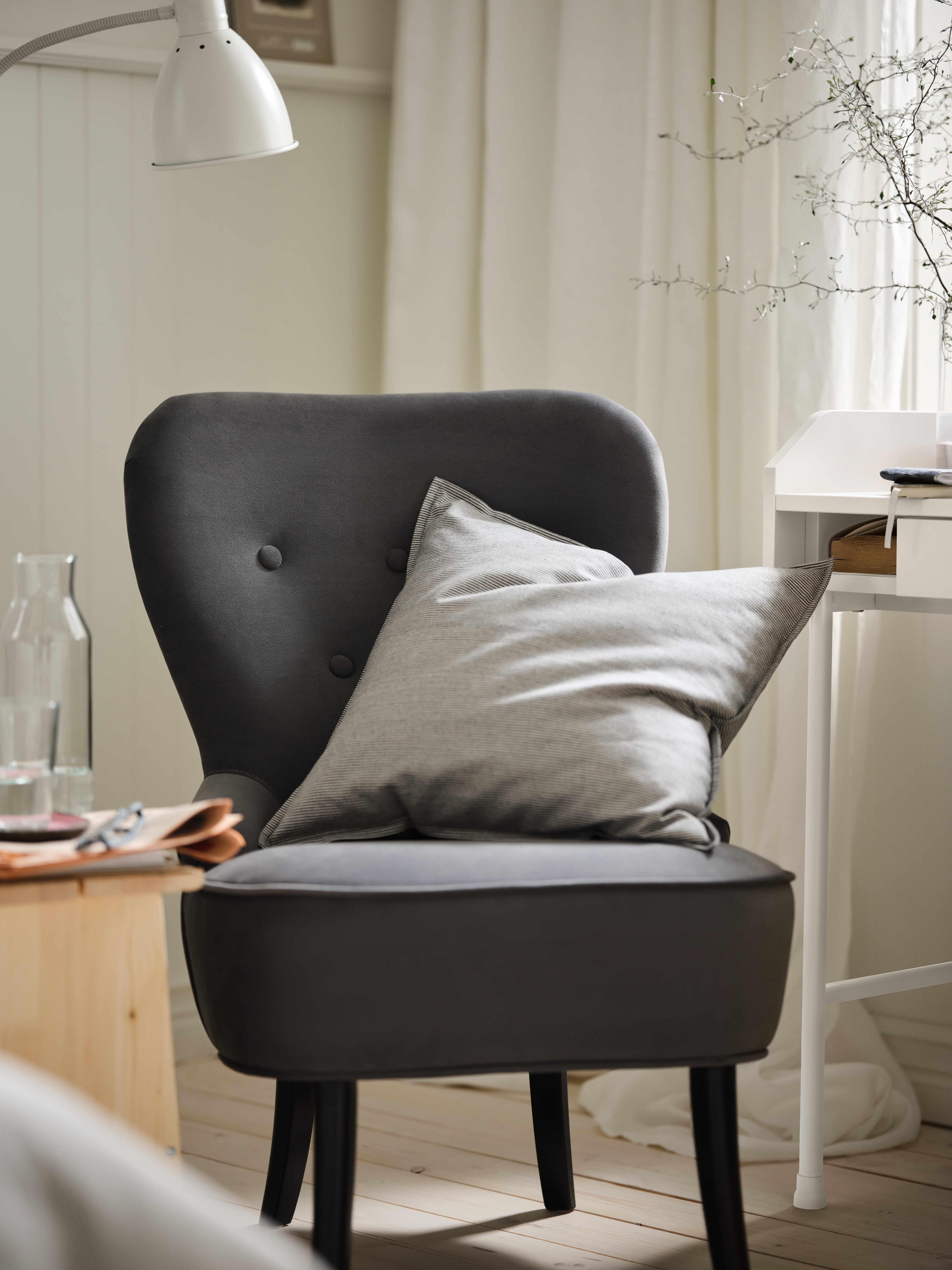 RÅDVIKEN armchair dark brown/black - IKEA