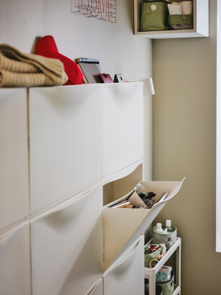 TRONES shoe cabinet/storage black - IKEA