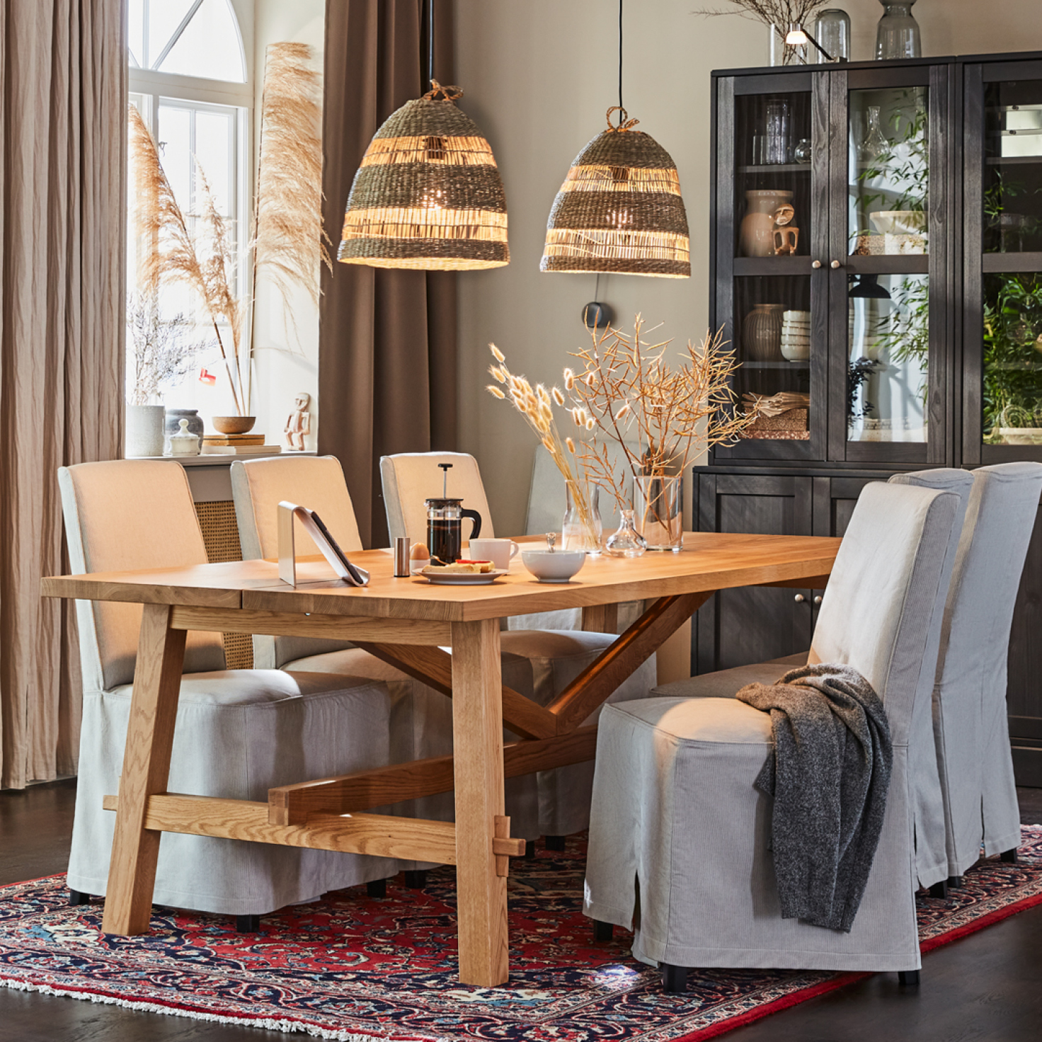 イケア　IKEA   ナッカンネース NACKANÄS table, acacia, 551/8x297/8