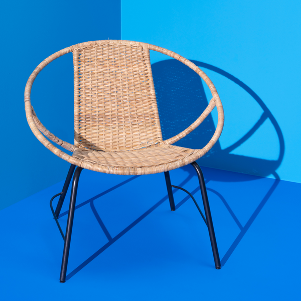 ULRIKSBERG armchair rattan/anthracite - IKEA