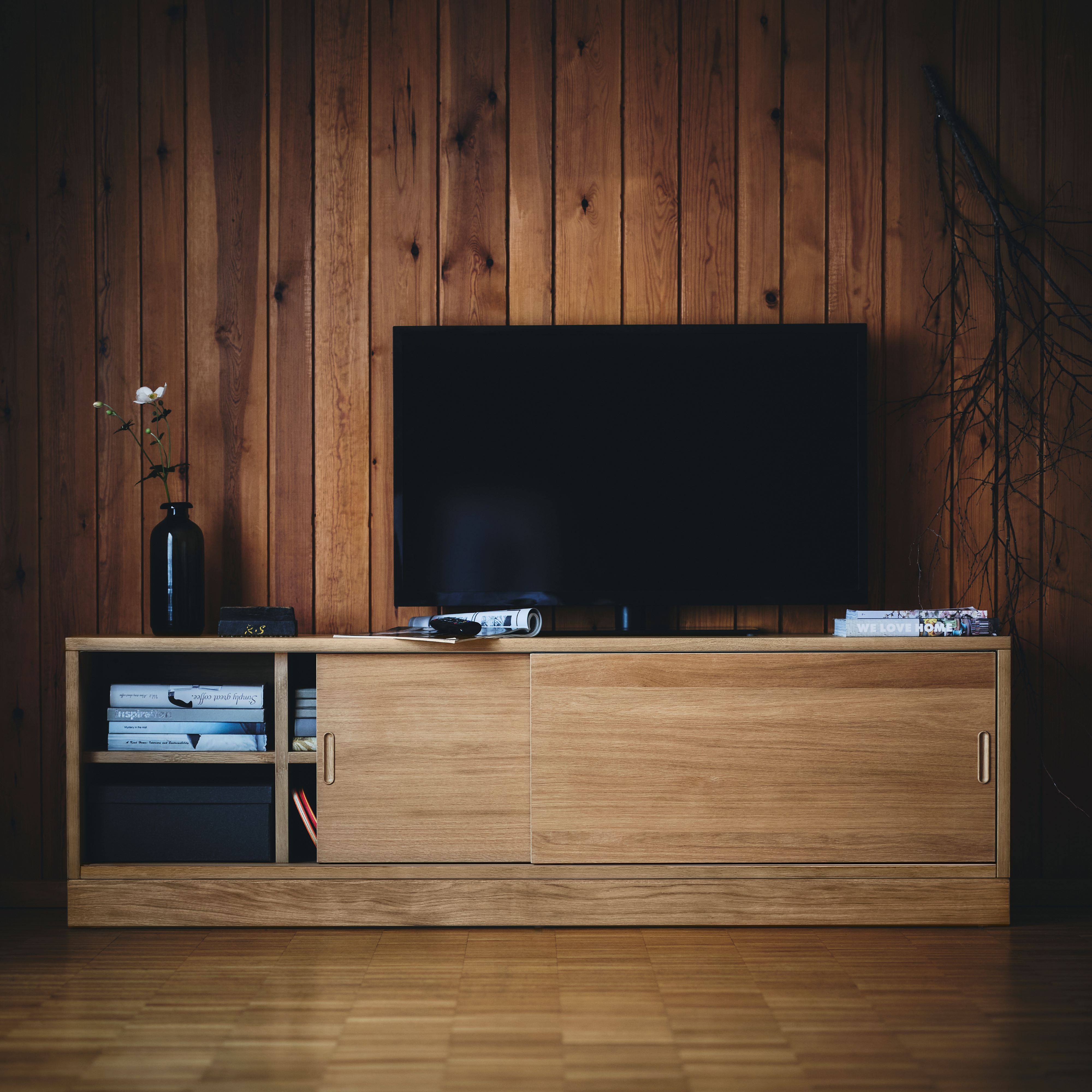 TULLSTORP TV bench beige - IKEA