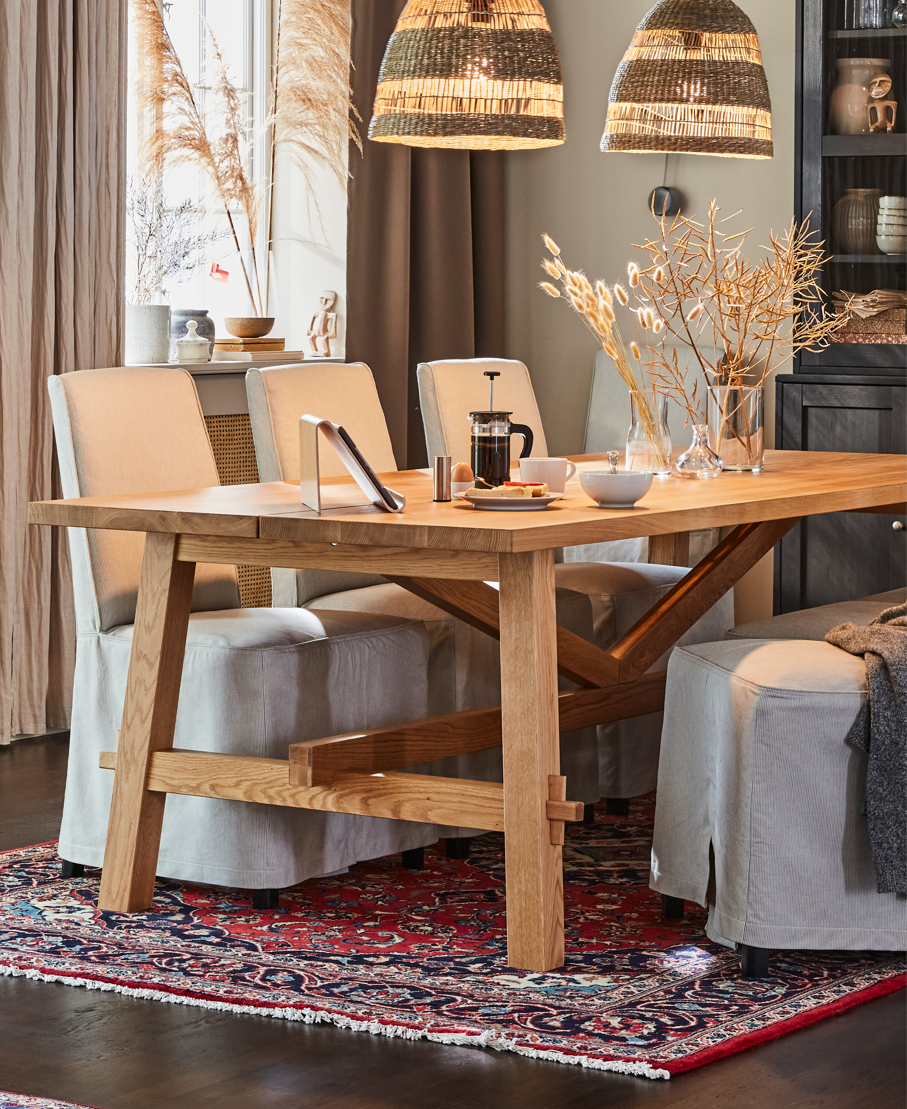 NORDMYRA table white/birch veneer - IKEA