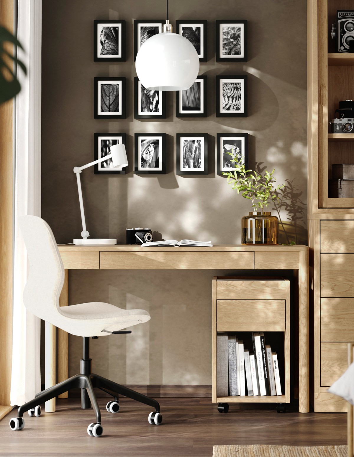 HAUGA desk white - IKEA