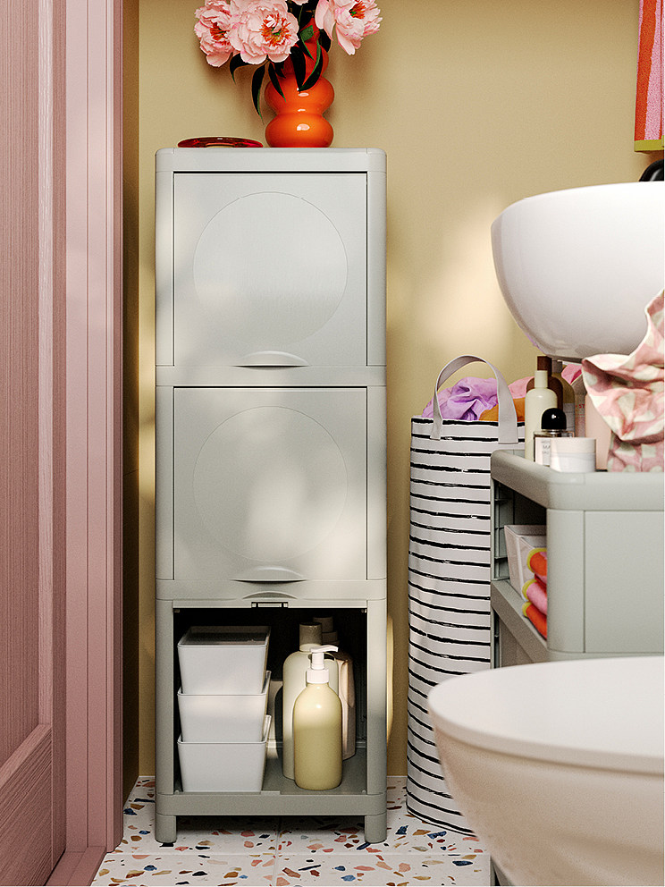 TONSTAD cabinet with doors oak veneer - IKEA