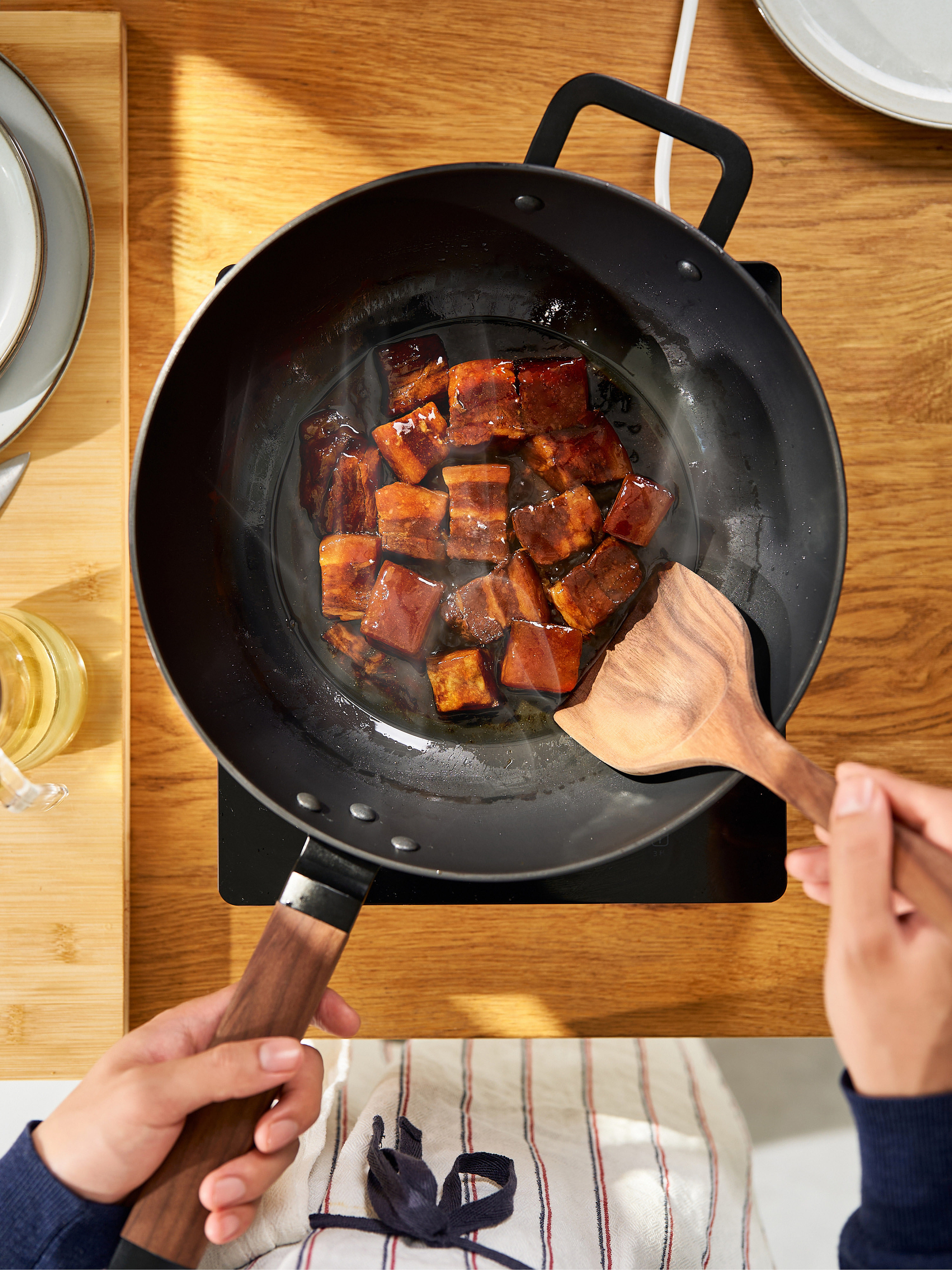 IKEA 365+ HJÄLTE wok spatula stainless steel/black - IKEA