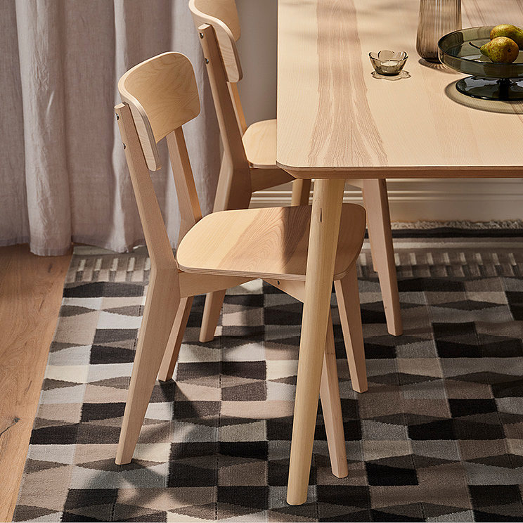 NORDMYRA table white/birch veneer - IKEA