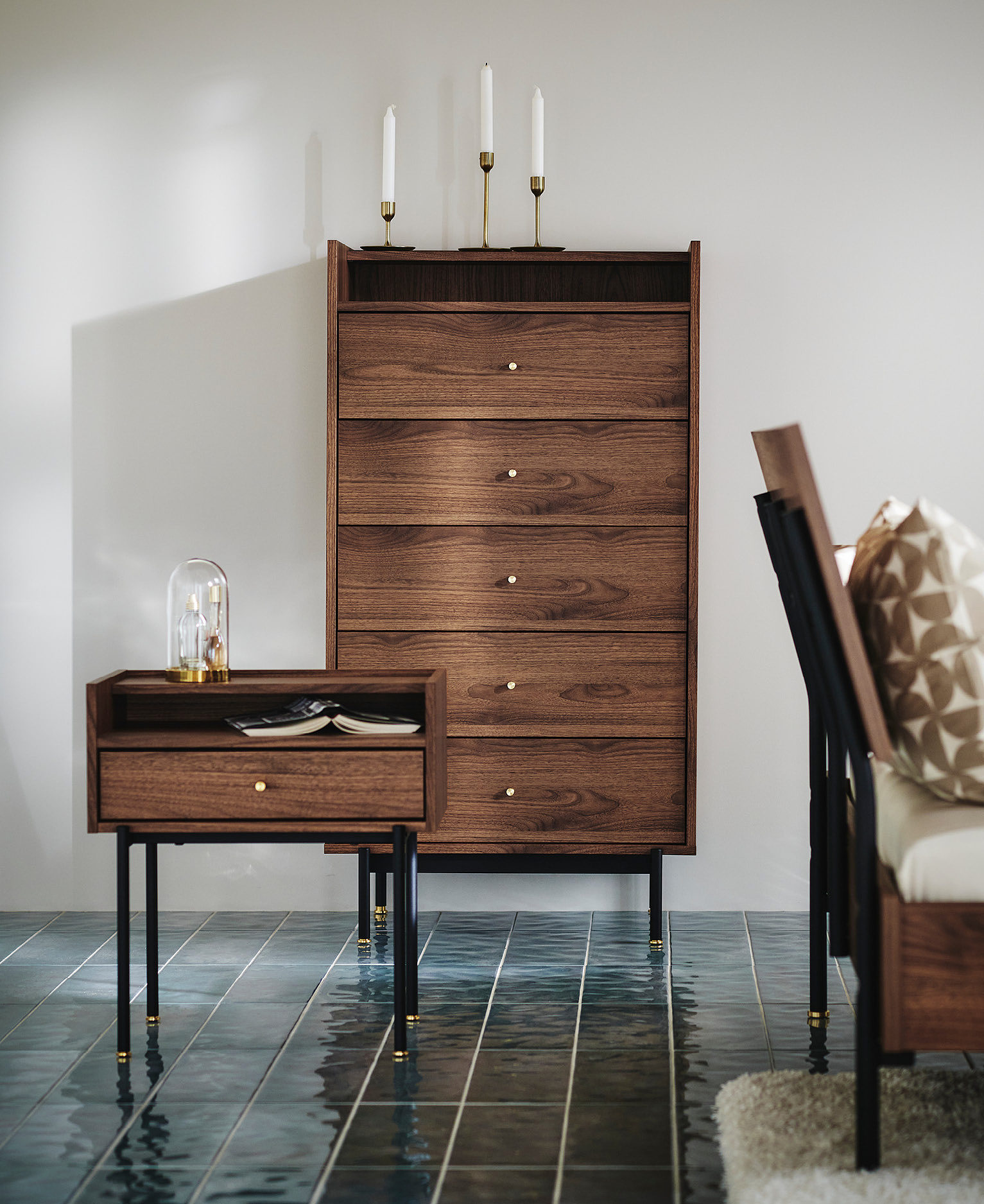 BJÖRKSNÄS chest of 5 drawers birch - IKEA