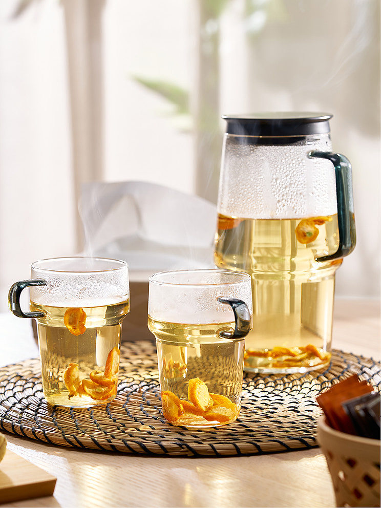 SKINNFISK glass with handle clear glass - IKEA