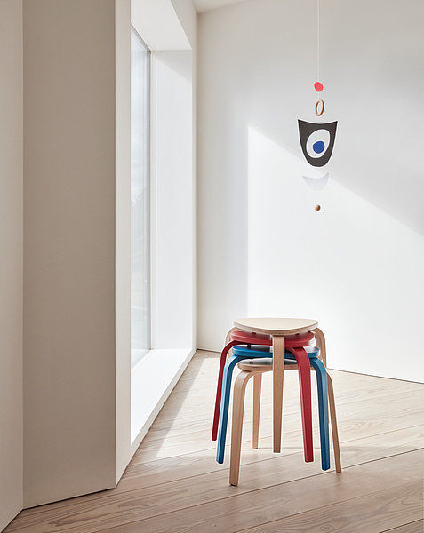 JUTEBODA stool natural/white - IKEA