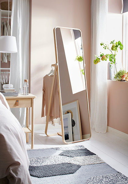 KNAPPER standing mirror white - IKEA