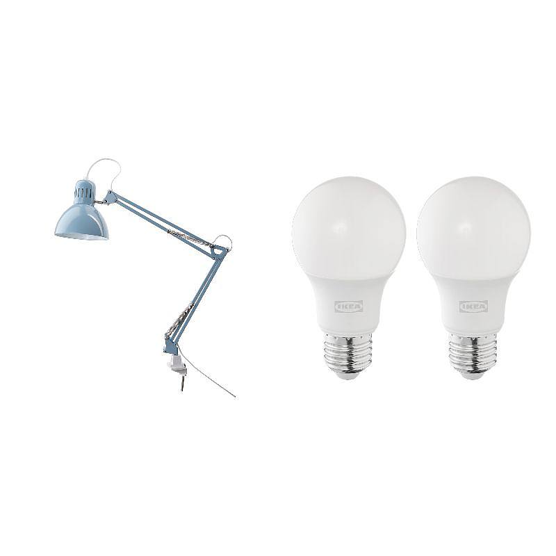 TERTIAL 特提亚工作灯浅蓝色- IKEA