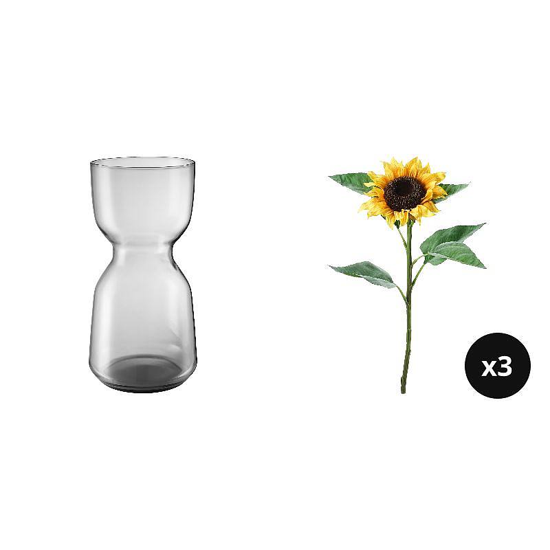 OMTÄNKSAM vase light grey - IKEA