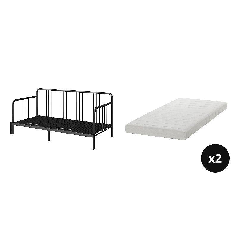 FYRESDAL day-bed frame black - IKEA