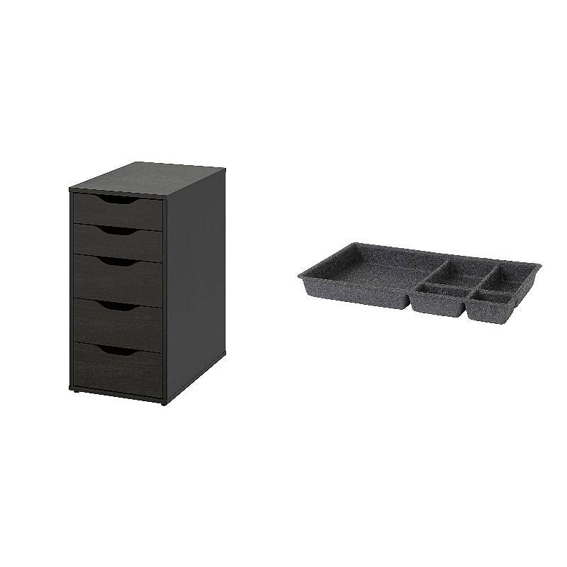 ALEX drawer unit black-brown - IKEA