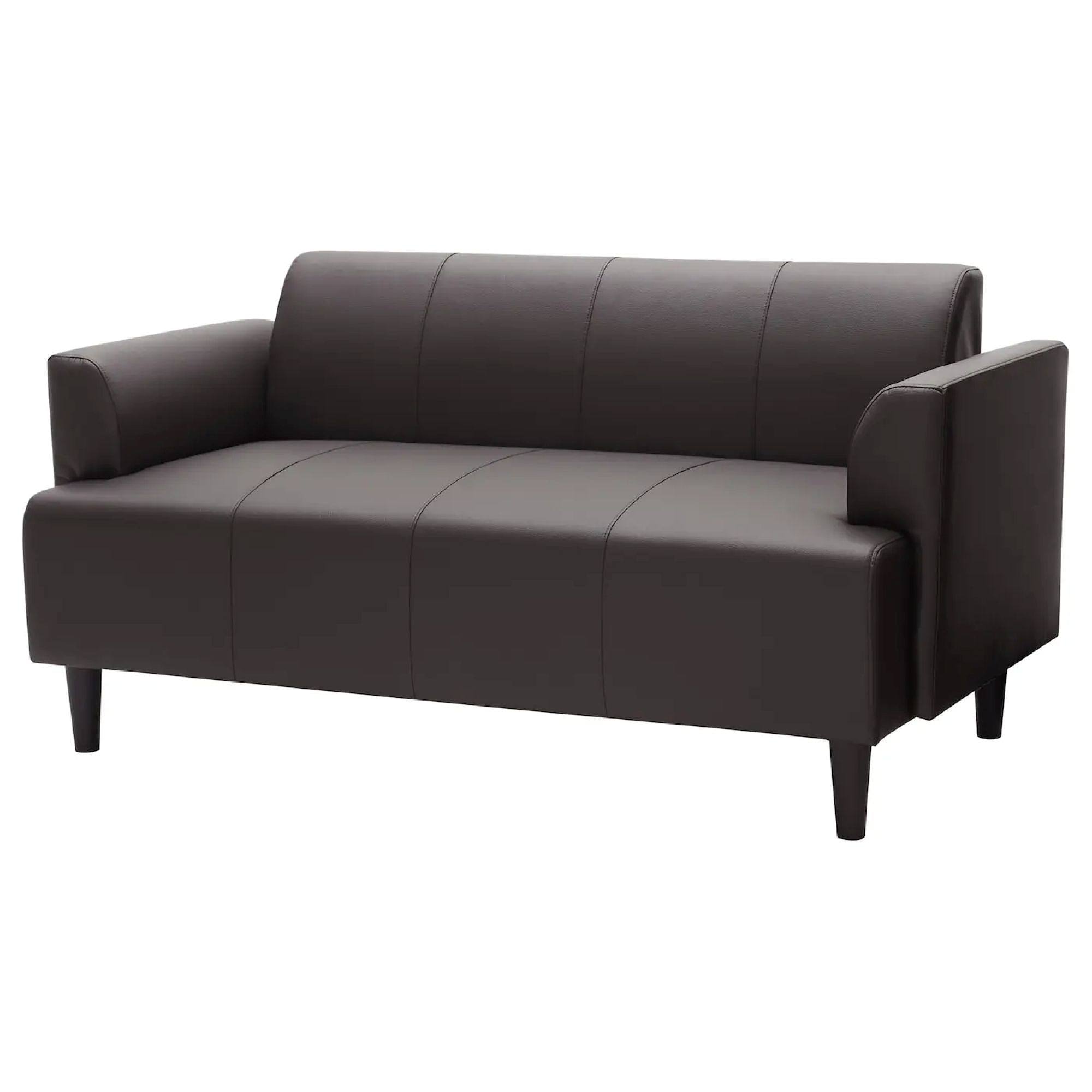 IkeaのHemlingby　ソファー（2/2)　 HEMLINGBY two-seat sofa Bomstad dark brown - IKEA