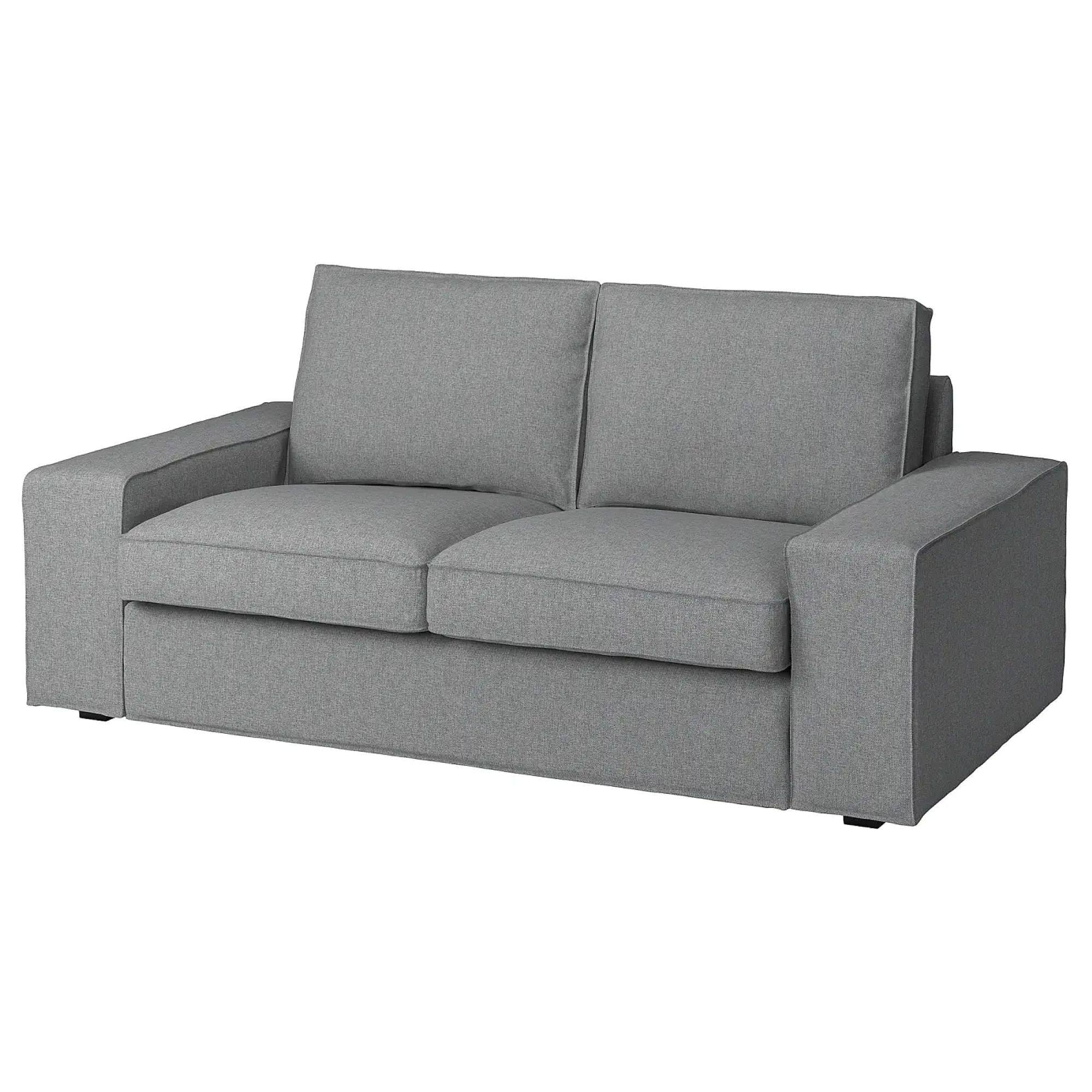 KIVIK 2-seat sofa Tibbleby beige/grey - IKEA