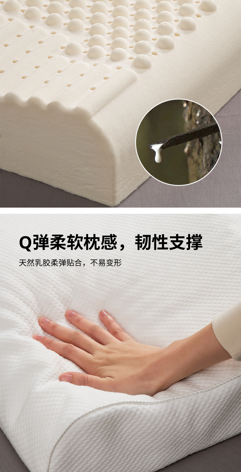 BJERGSTED 别里斯迭人体工学枕，侧卧/仰卧- IKEA