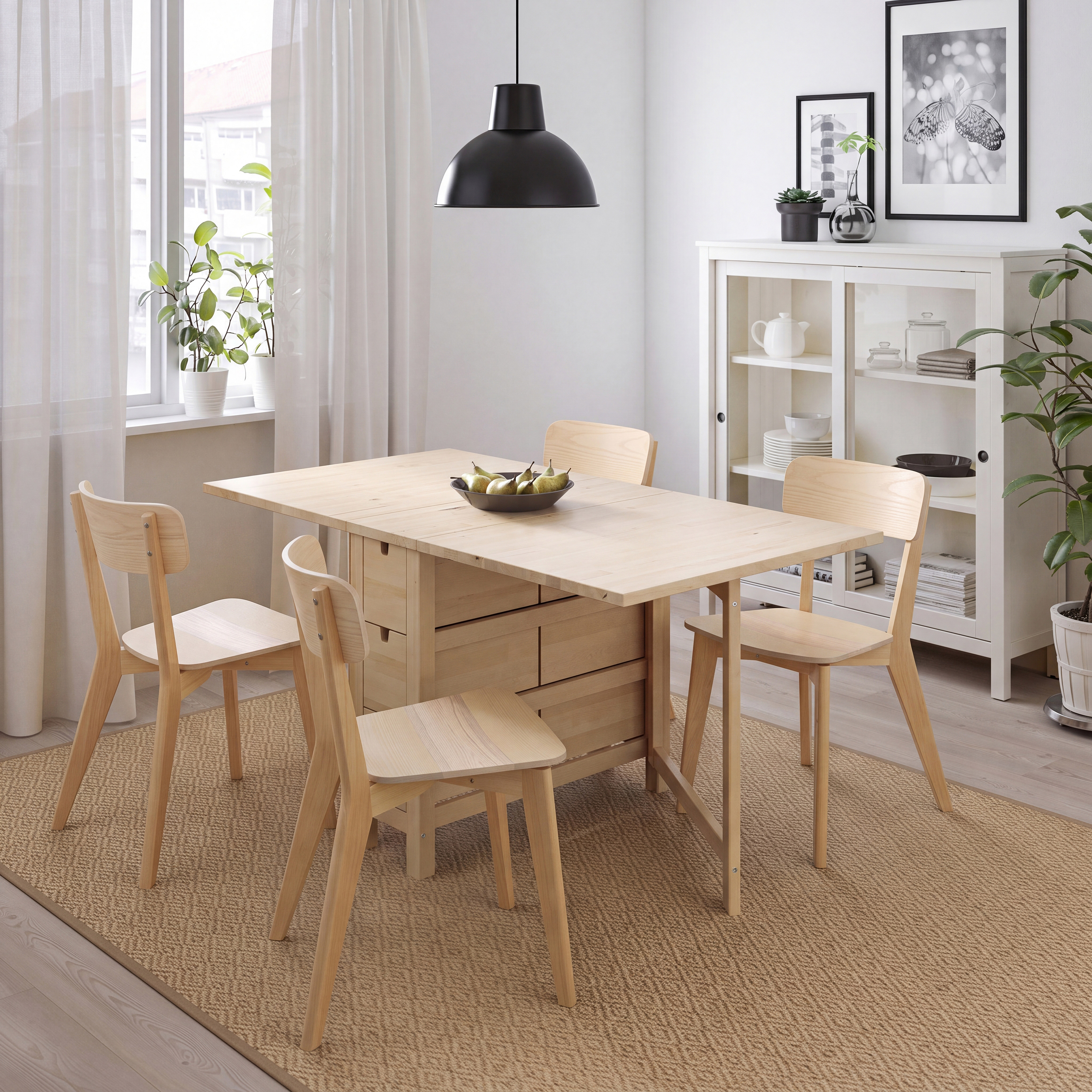 NORDEN gateleg table birch - IKEA