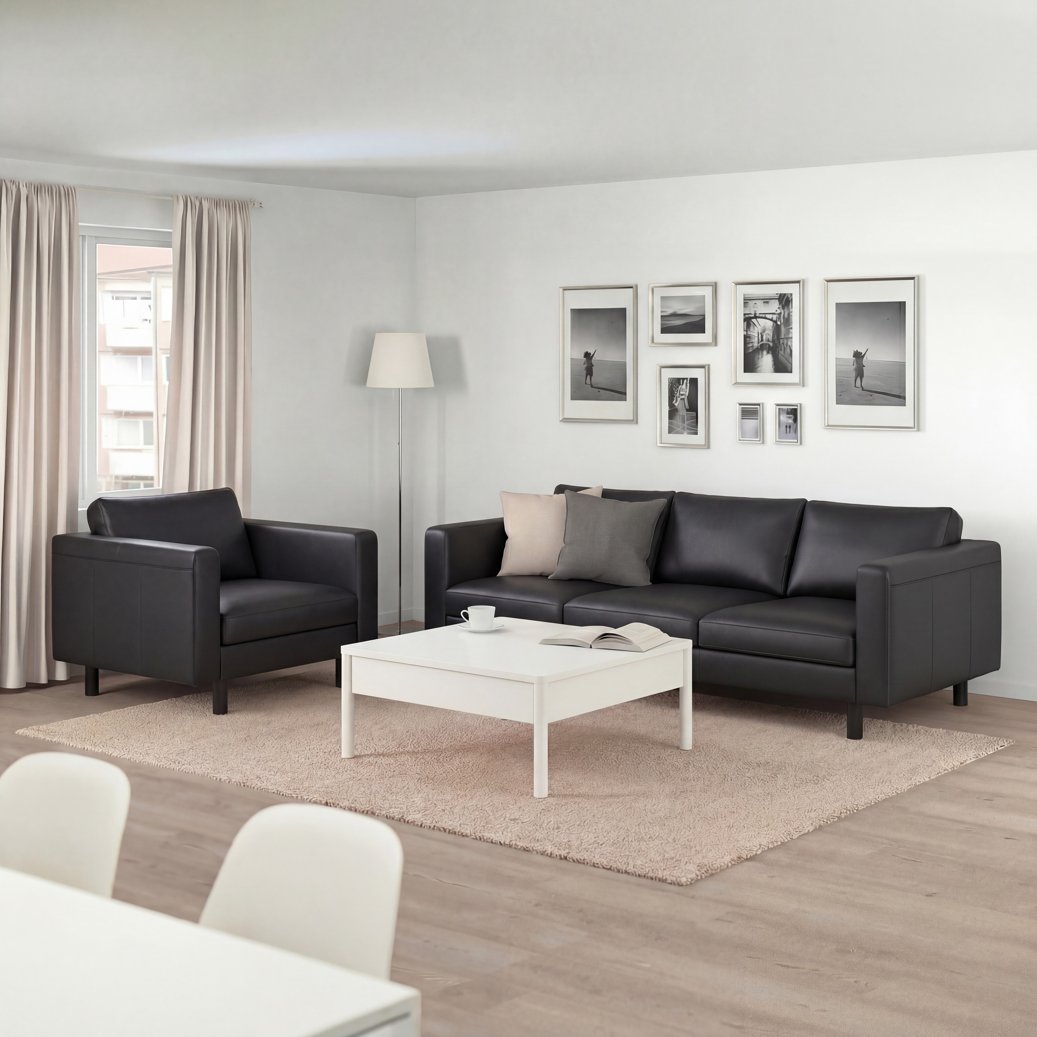 VIMLE 3-seat sofa Grann/Bomstad black - IKEA