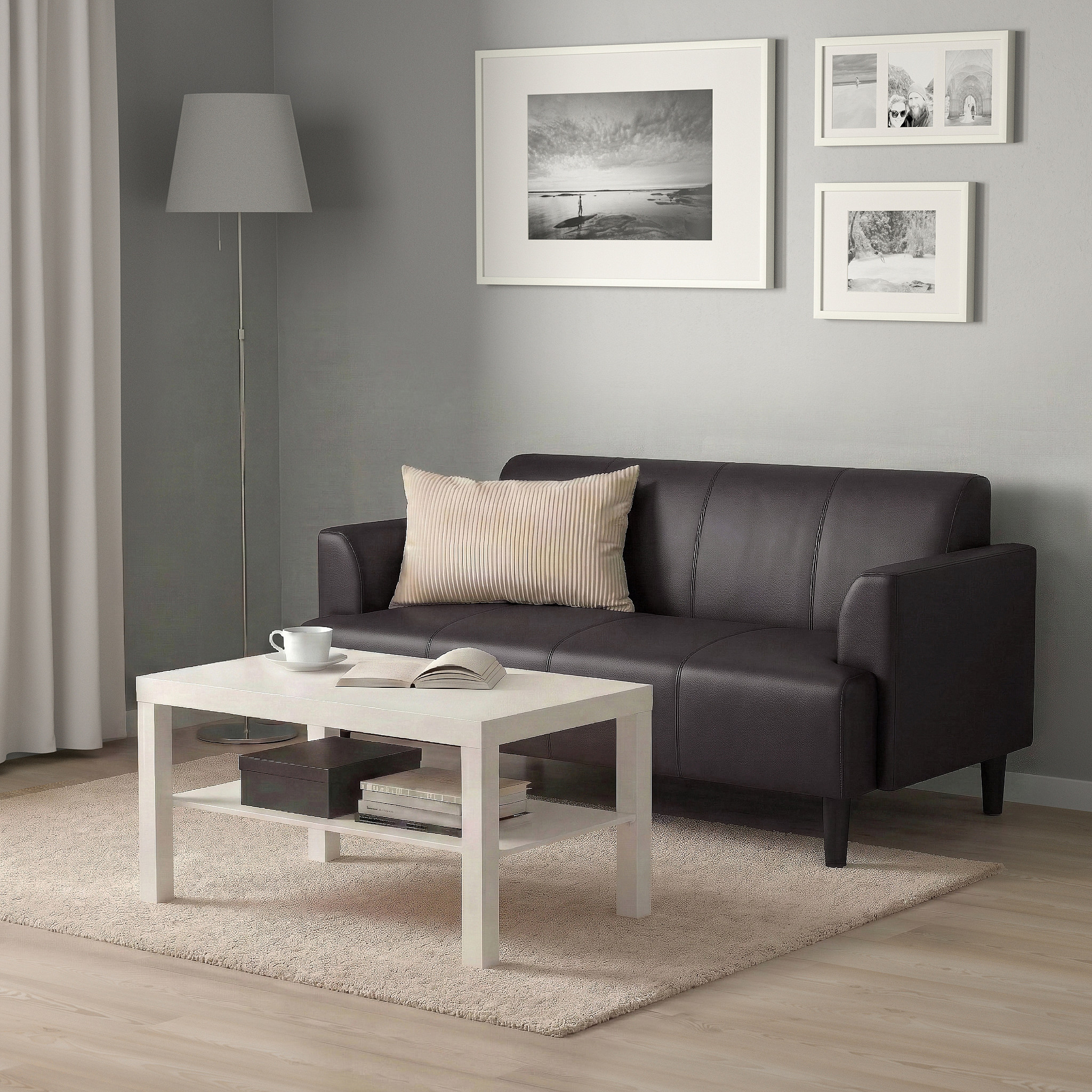 HEMLINGBY two-seat sofa Bomstad dark brown - IKEA