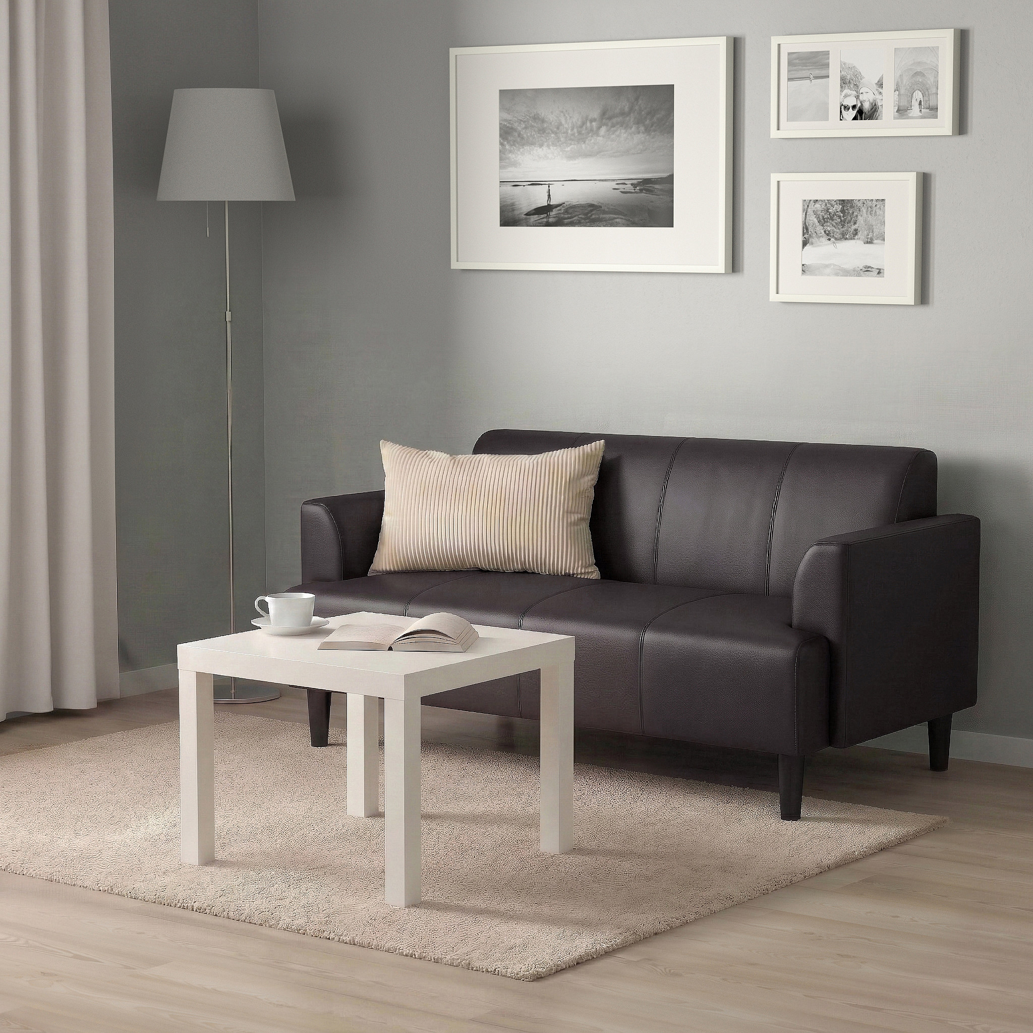 HEMLINGBY two-seat sofa Bomstad dark brown - IKEA