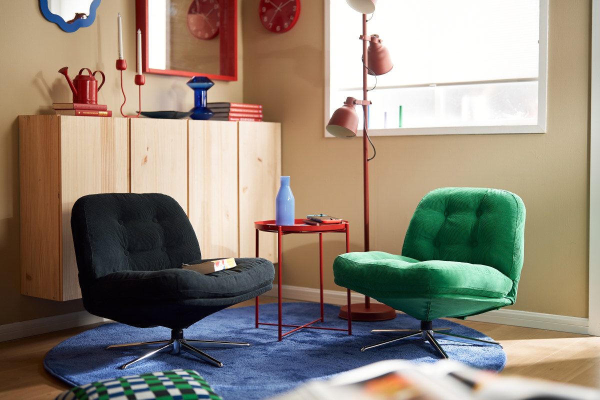 IKEA dyvlinge. グリーン DYVLINGE swivel chair, Kelinge green - IKEA