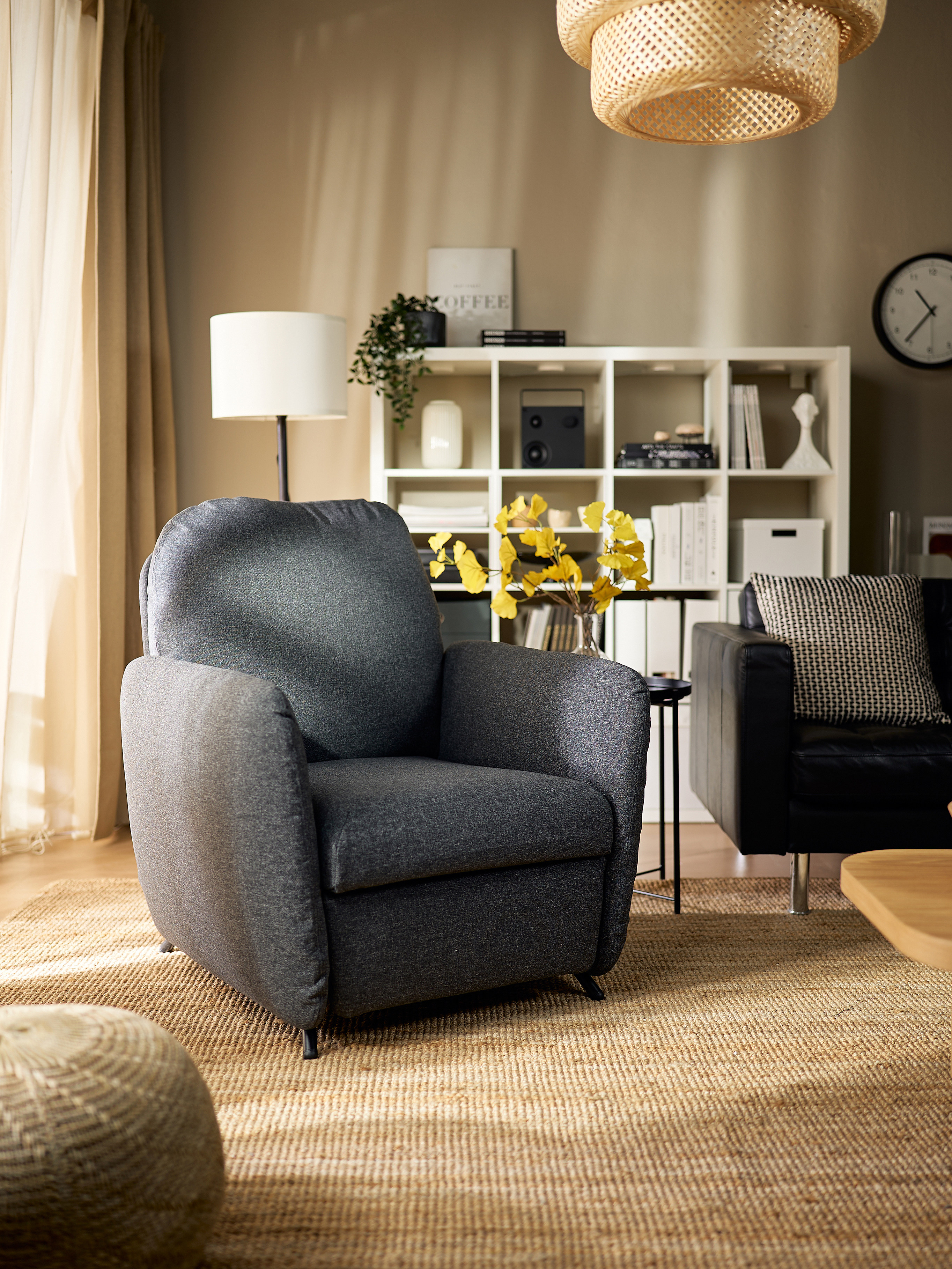EKOLSUND recliner Gunnared light brown-pink - IKEA