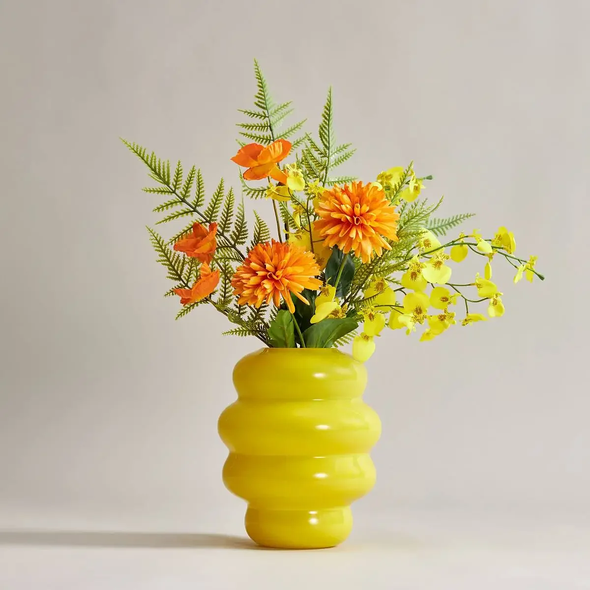 【花瓶+花束】橘彩花园