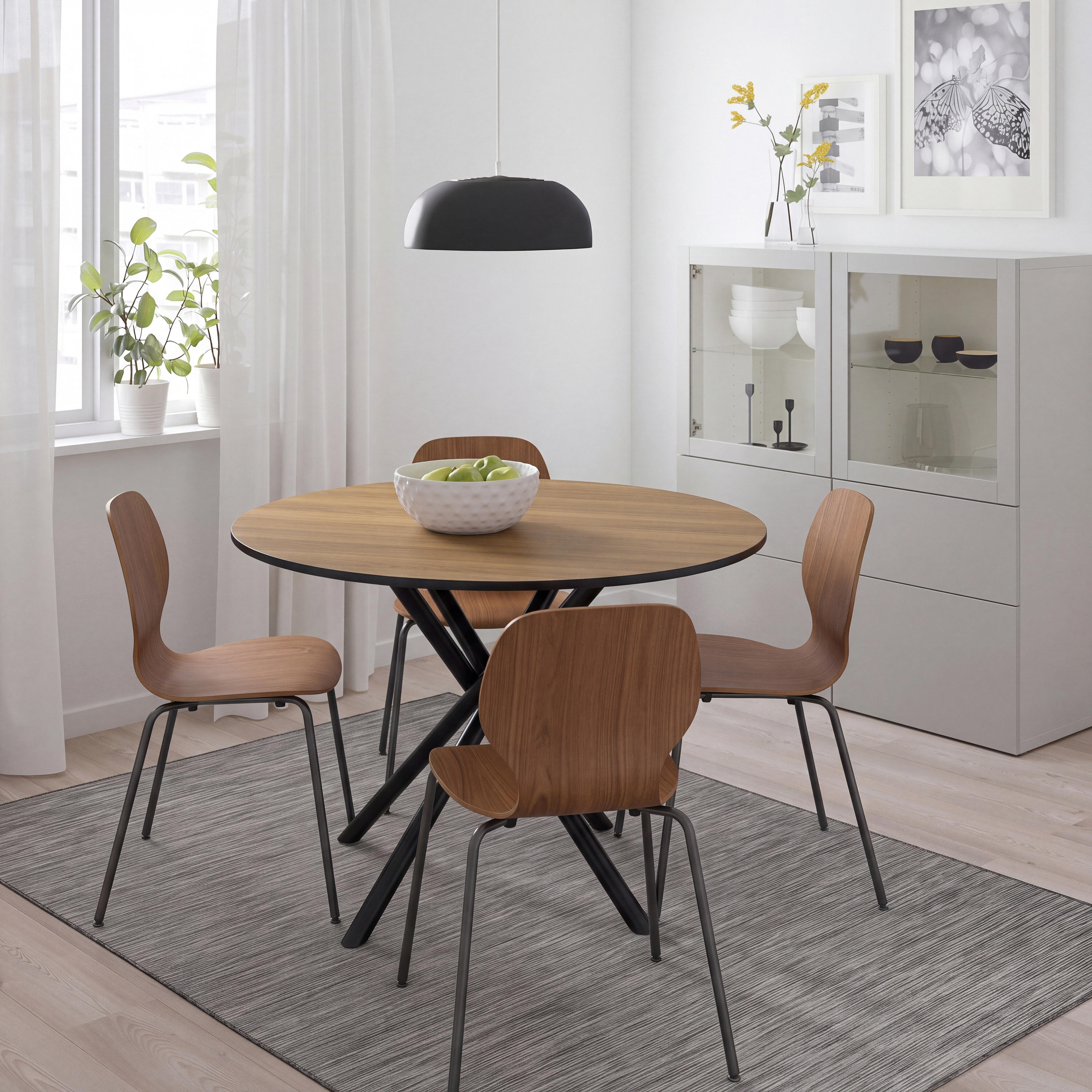 GALANT storage combination white stained oak veneer - IKEA